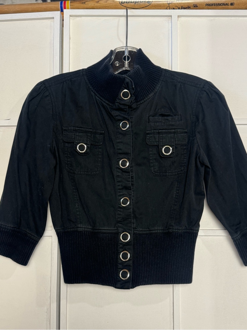 Seductions 3/4 cropped sleeve jacket